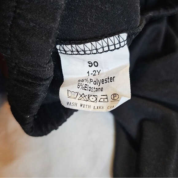 Girls’ Pants (18-24M) Bundle of 3 - Harem Style Pants, Denim Shorts, Black Short - Picture 12 of 12